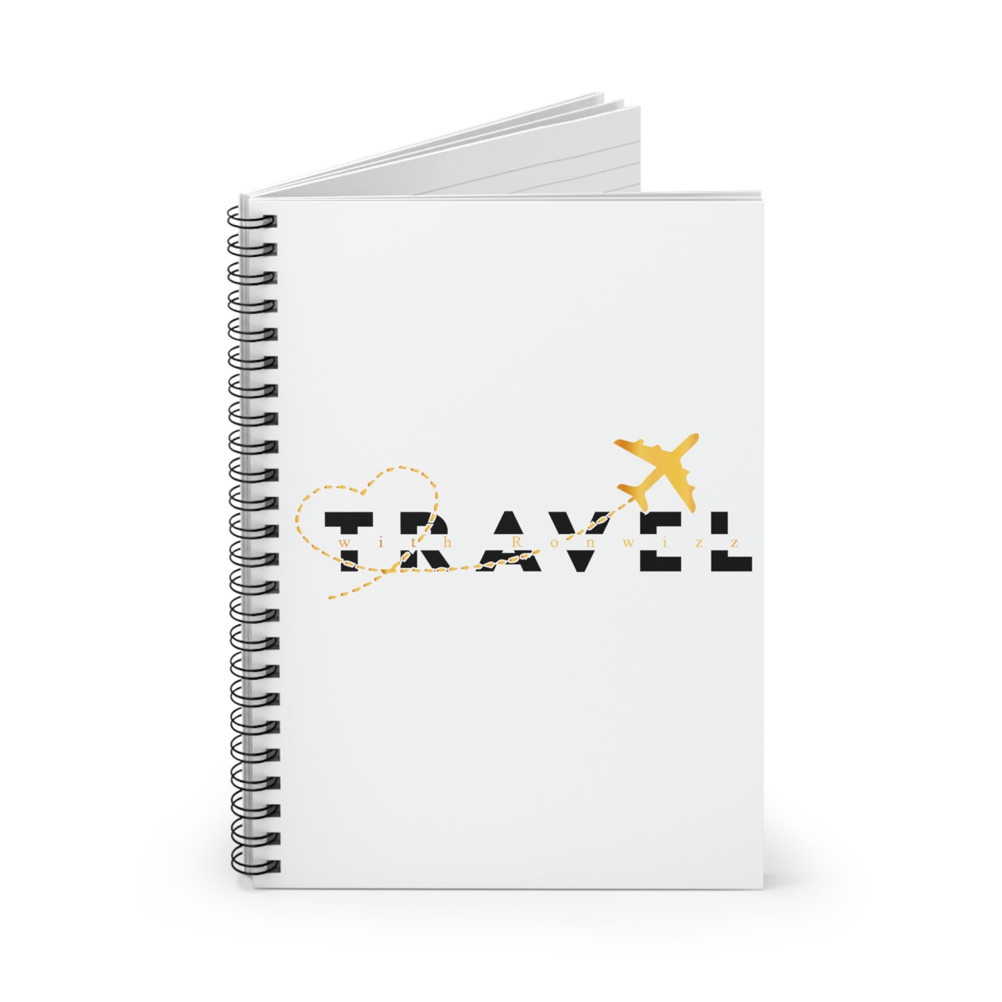Travel With A Dollar Spiral Notebook - Ruled Line